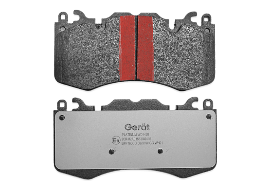 Тормозные колодки Gerat BPF180CG (передние) Ceramic
