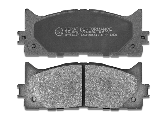 Тормозные колодки Gerat BP-F017P (передние) Performance