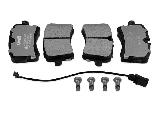 Тормозные колодки Gerat BPR129PG (задние) Low-metallic