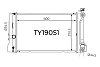 Радиатор охлаждения двигателя Gerat TY190S1