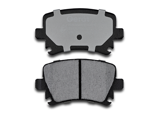 Тормозные колодки Gerat BPR026PG (задние) Low-metallic