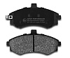 Тормозные колодки Gerat BP-F179P (передние) Low-metallic