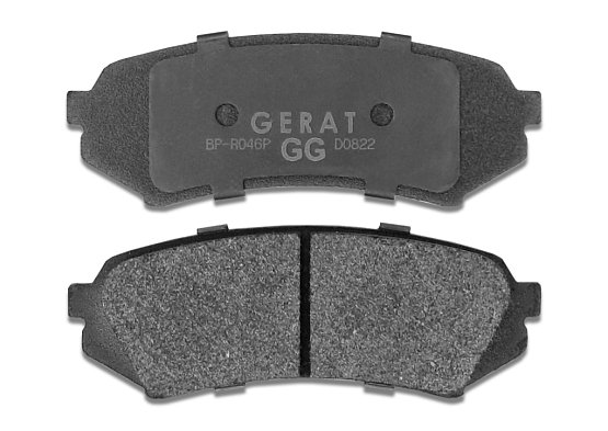 Тормозные колодки Gerat BP-R046P (задние) Low-metallic