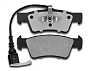 Тормозные колодки Gerat BPR161PG (задние) Low-metallic