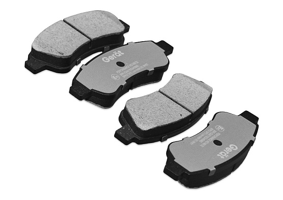 Тормозные колодки Gerat BPR213PG (задние) Low-metallic