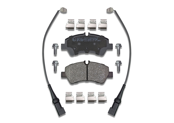 Тормозные колодки Gerat BP-R136P (задние) Low-metallic