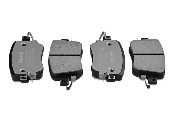 Задние тормозные колодки Gerat BPR098PG Low-metallic
