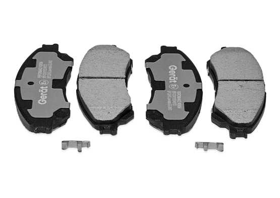 Тормозные колодки Gerat BPF325PG (передние) Low-metallic