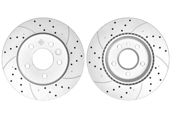 Тормозной диск Gerat DSK-F251P (передний) Platinum