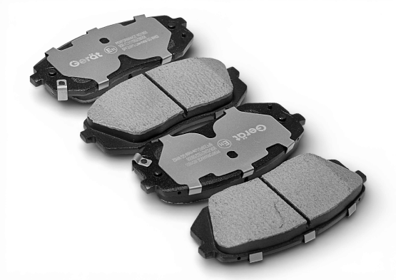 Тормозные колодки Gerat BPF209PG (передние) Low-metallic