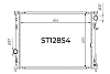 Радиатор охлаждения двигателя Gerat ST128S4