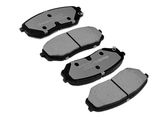 Тормозные колодки Gerat BPF208PG (передние) Low-metallic