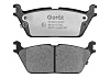 Тормозные колодки Gerat BPR210PG (задние) Low-metallic