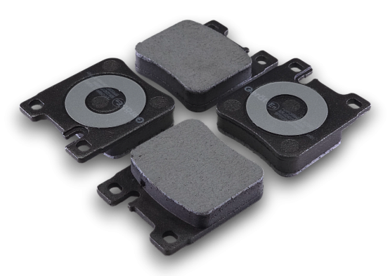 Тормозные колодки Gerat BPR003PG (задние) Low-metallic