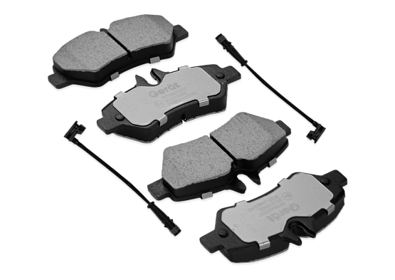 Тормозные колодки Gerat BPR192PG (задние) Low-metallic