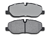 Тормозные колодки Gerat BPF297PG (передние) Low-metallic