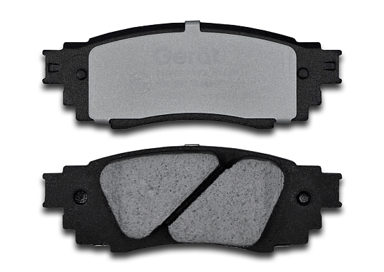 Задние тормозные колодки Gerat BPR081PG Low-metallic