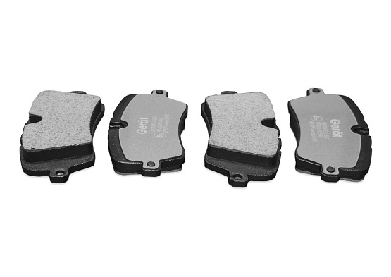 Задние тормозные колодки Gerat BPR103PG Low-metallic