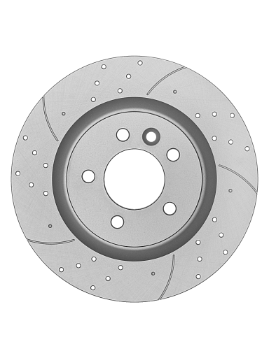 Тормозной диск Gerat F442P (передний) Platinum