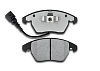 Тормозные колодки Gerat BPF196PG (передние) Low-metallic