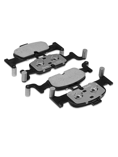 Тормозные колодки Gerat BPF253PG (передние) Low-metallic