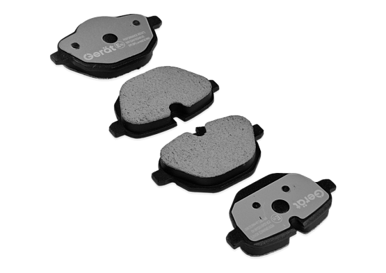 Задние тормозные колодки Gerat BPR109PG Low-metallic