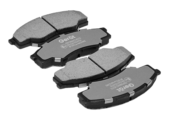 Тормозные колодки Gerat BPF107PG (передние) Low-metallic