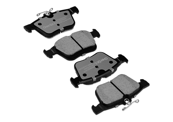 Тормозные колодки Gerat BPR099PG (задние) Low-metallic