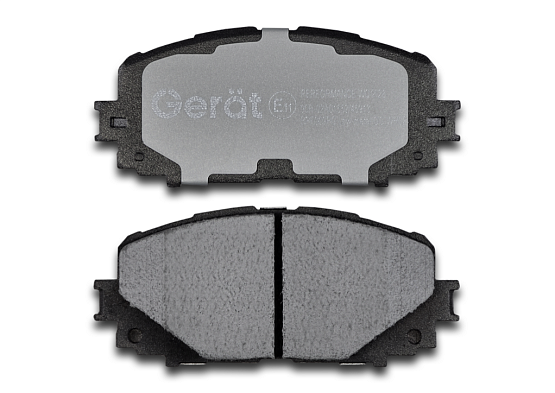 Тормозные колодки Gerat BPF009PG (передние) Low-metallic