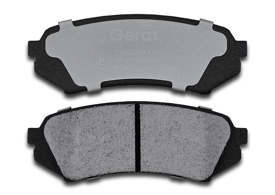 Тормозные колодки Gerat BPR046PG (задние) Low-metallic