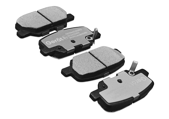 Тормозные колодки Gerat BPR107PG (задние) Low-metallic