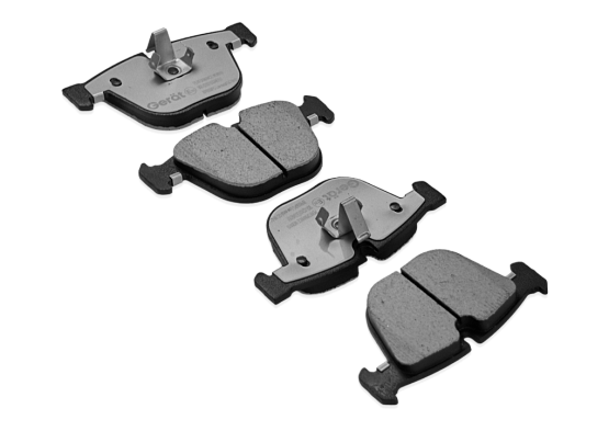 Тормозные колодки Gerat BPR056PG (задние) Low-metallic