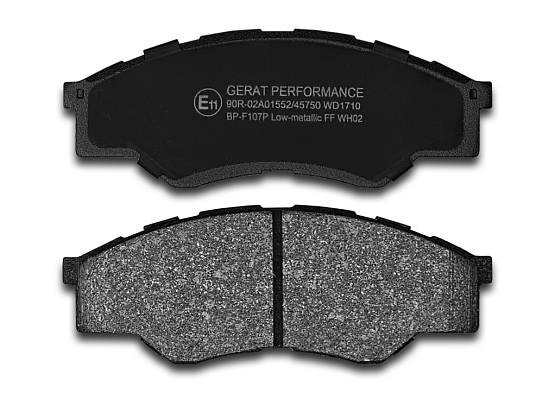 Тормозные колодки Gerat BP-F107P (передние) Performance