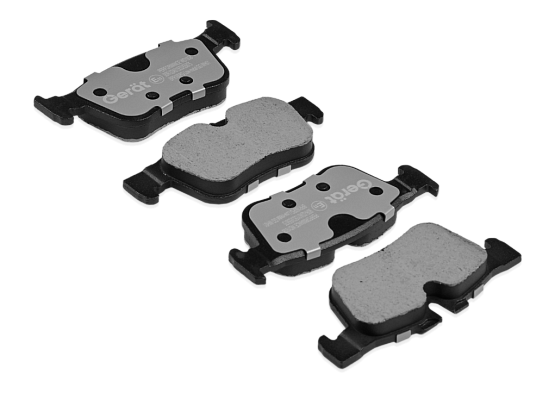 Тормозные колодки Gerat BPR160PG (задние) Low-metallic