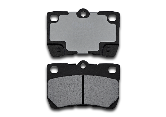 Задние тормозные колодки Gerat BPR009PG Low-metallic