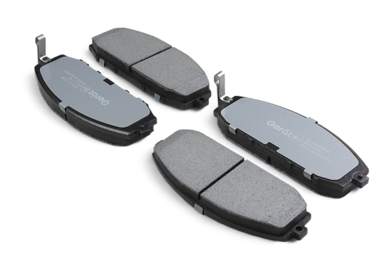 Тормозные колодки Gerat BPF057PG (передние) Low-metallic