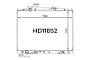 Радиатор охлаждения двигателя Gerat HD118S2