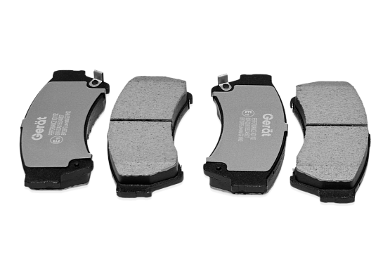 Тормозные колодки Gerat BPF258PG (передние) Low-metallic