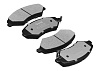 Тормозные колодки Gerat BPF350PG (передние) Low-metallic