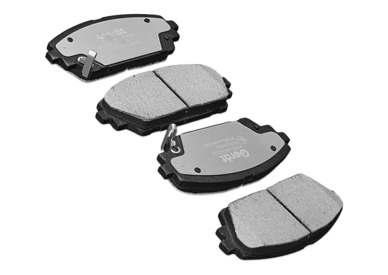 Тормозные колодки Gerat BPF378PG (передние) Low-metallic