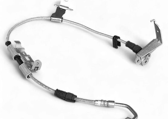 Комплект тормозных шлангов армированных Gerat GBL001 (AUDI A4)