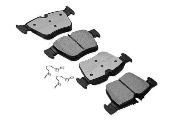 Тормозные колодки Gerat BPR117PG (задние) Low-metallic