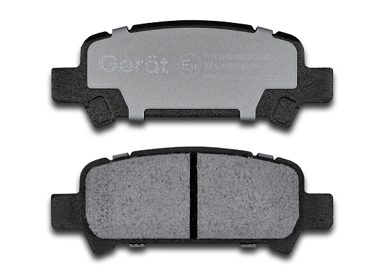 Тормозные колодки Gerat BPR032PG (задние) Low-metallic