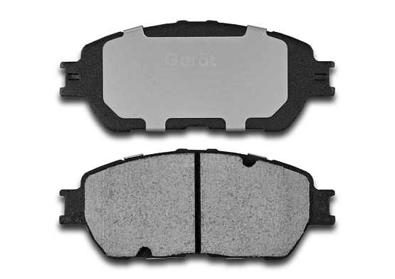 Тормозные колодки Gerat BPF010PG (передние) Low-metallic
