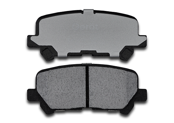 Задние тормозные колодки Gerat BPR158PG Low-metallic