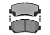 Передние тормозные колодки Gerat BPF163PG Low-metallic