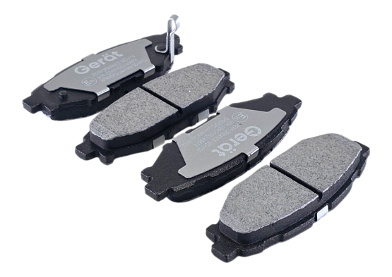 Задние тормозные колодки Gerat BPR035PG Low-metallic