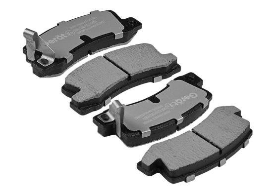 Тормозные колодки Gerat BPR075PG (задние) Low-metallic