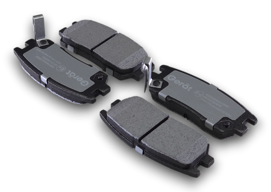 Тормозные колодки Gerat BPR031PG (задние) Low-metallic