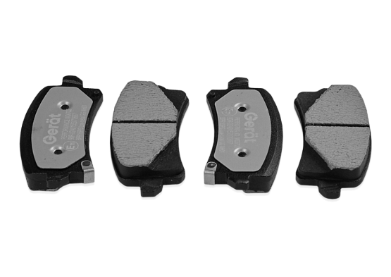 Задние тормозные колодки Gerat BPR169PG Low-metallic